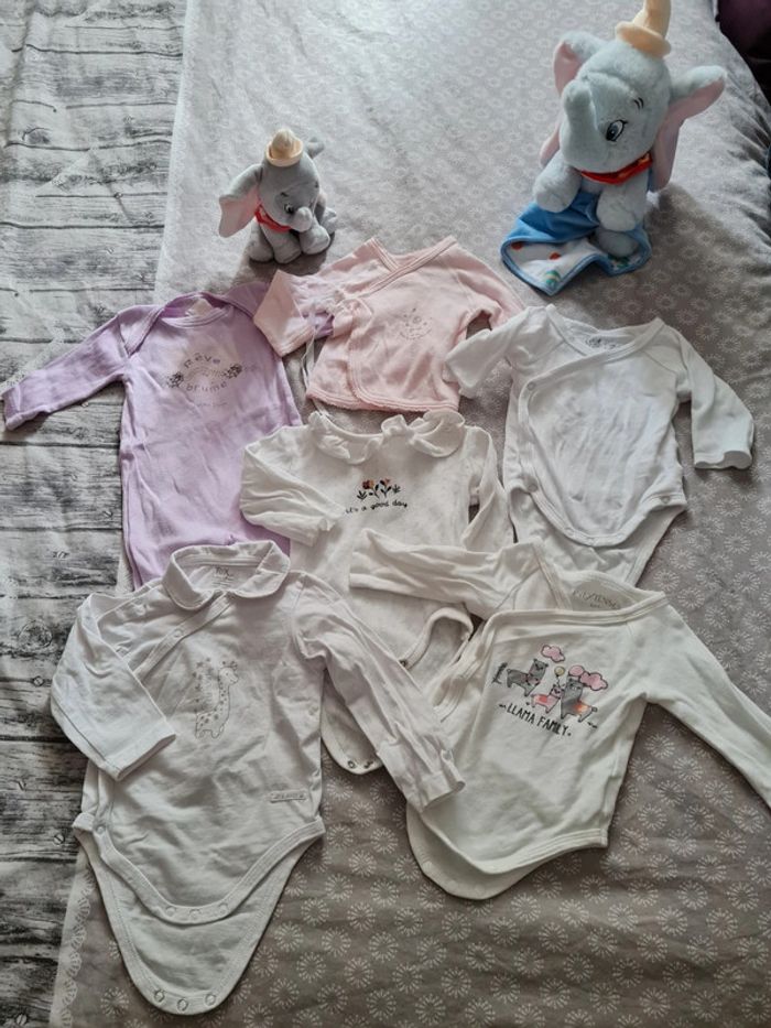 Lots de 5 bodies manche longue