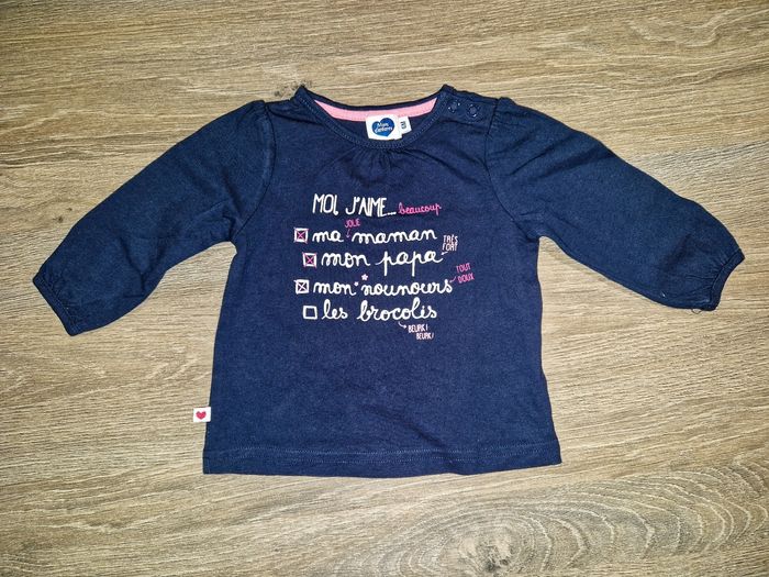 T-shirt manches longues 6 mois