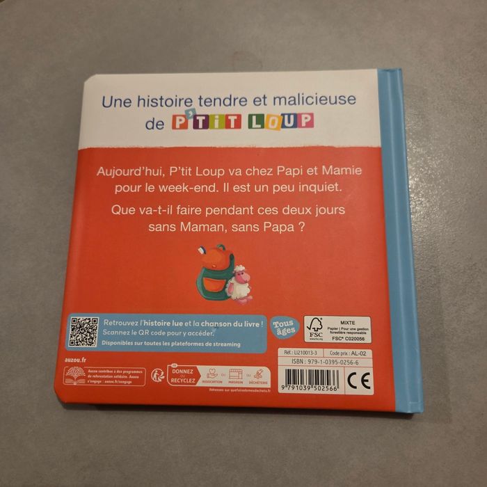 Livre enfant Auzou p’tit loup - photo numéro 2