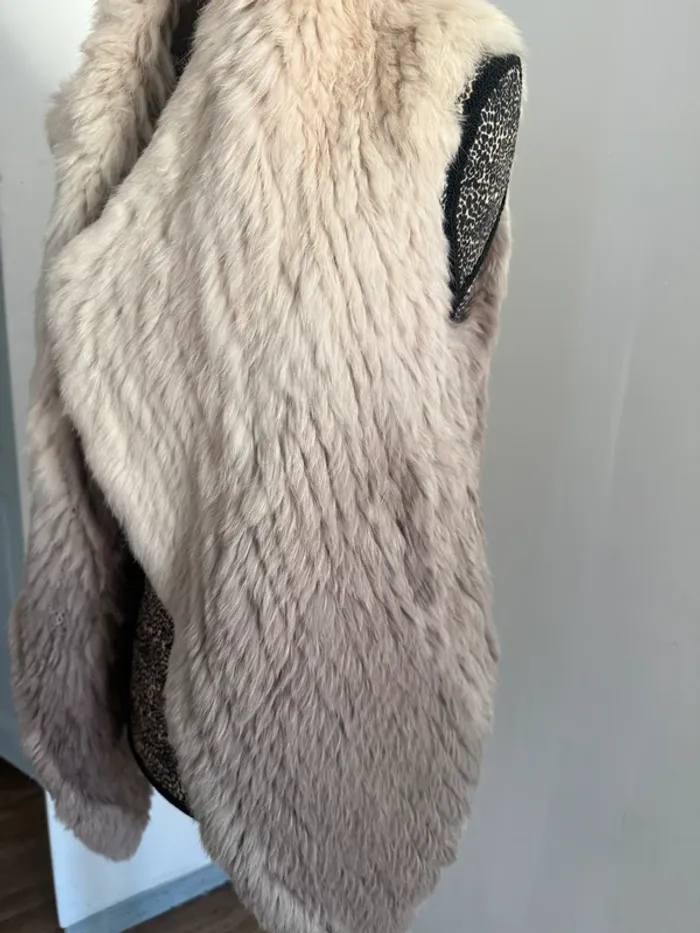 Veste sans manches fourrure - photo numéro 2