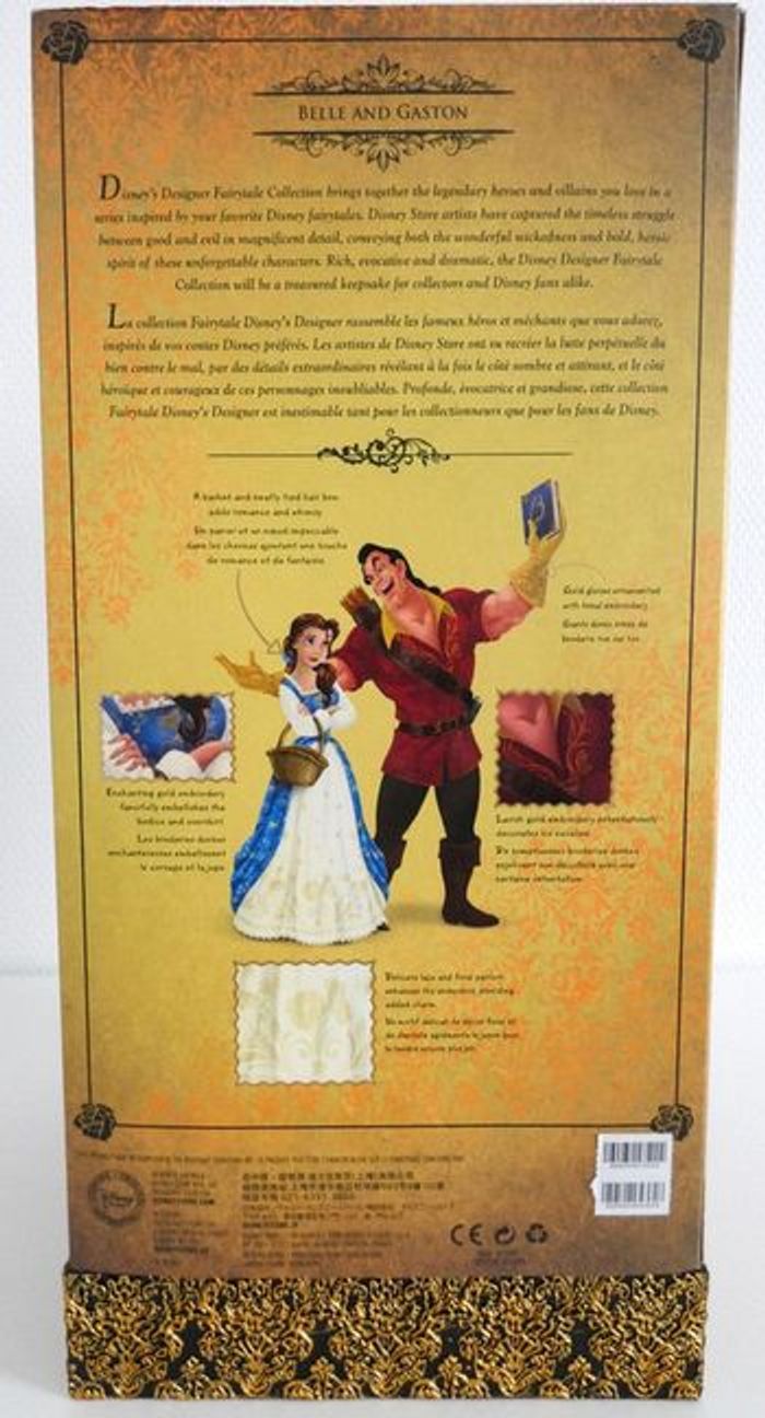 Poupée Fairytale Belle vs Gaston Disney NEUVE - photo numéro 11