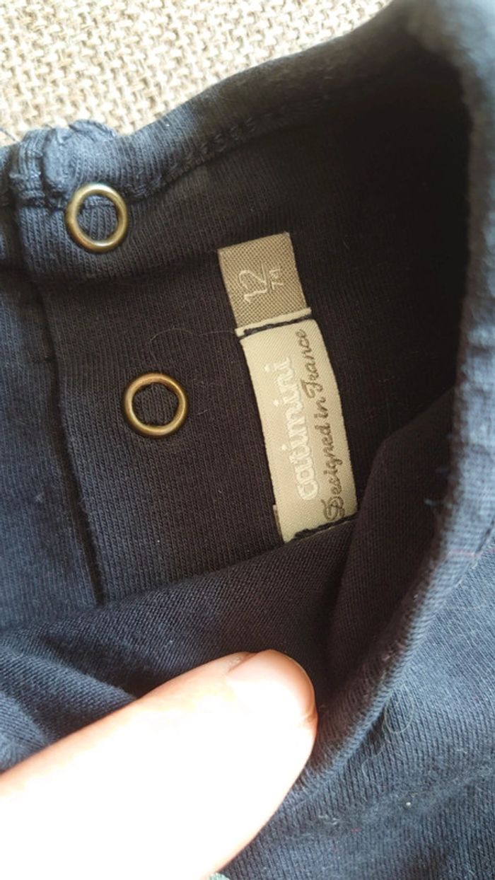 Tee shirt fleurs Catimini - photo numéro 3