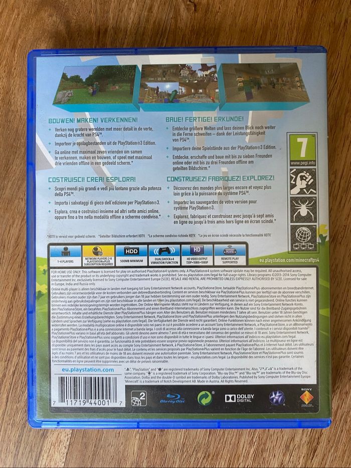 Minecraft ps4 - photo numéro 2