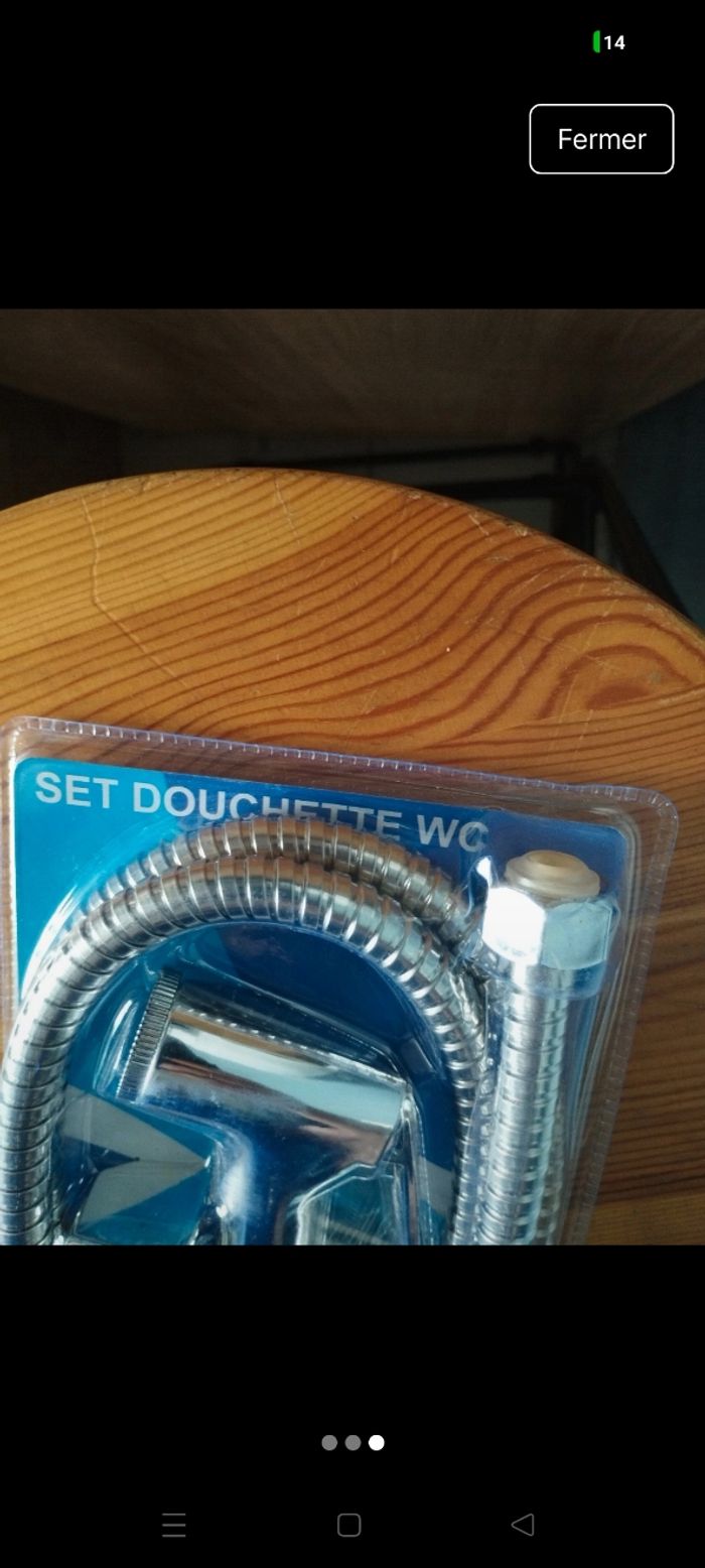 Set douchette WC – Pistolet + flexible + support - photo numéro 3