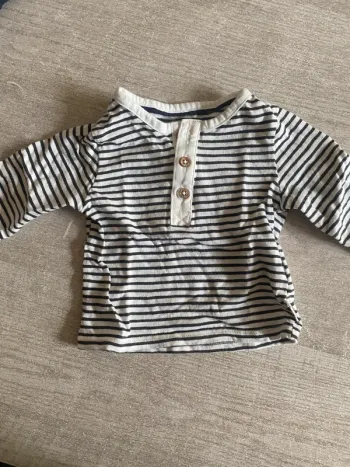 T-shirt à manches longues bébé - 3 mois