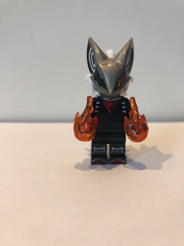 Figurine type lego Sonic . Sonic