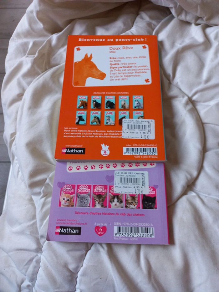 Lot livres club des chatons et des poneys - photo numéro 2