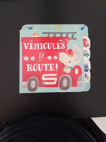 Livre sonore Véhicules en route