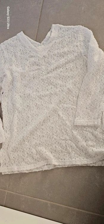 Tunique blanche fantaisie 42/44