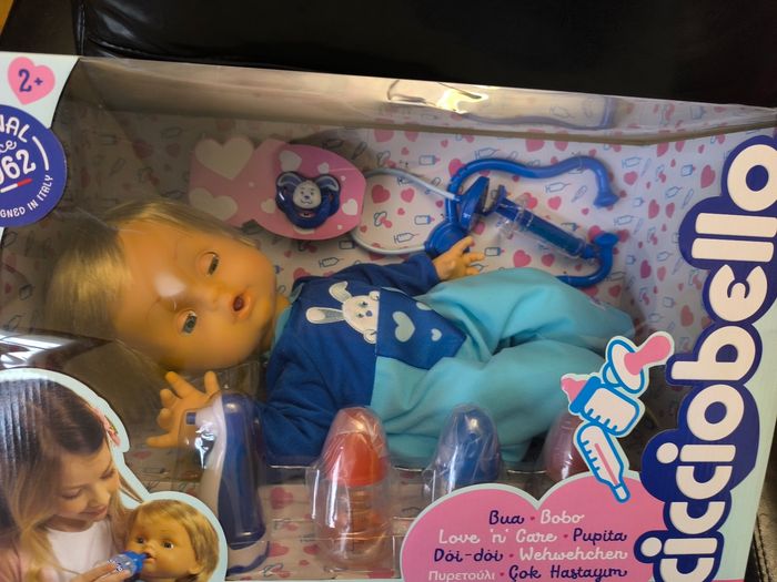 Poupée poupon ciciobello bobo neuf jamais ouvert - photo numéro 2