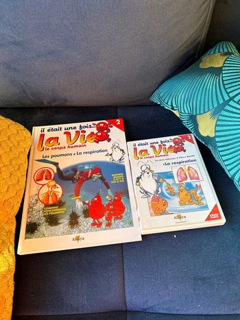 Livre et dvd numéro 2  collection la vie le corps humain