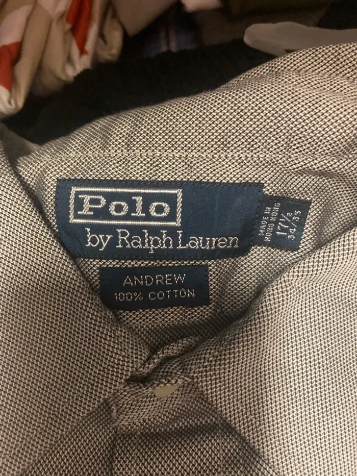 chemise manche longue grise RALPH Lauren taille XL neuve - photo numéro 6