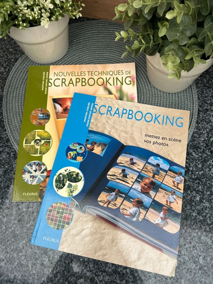 Lot de 2 livres Scrapbooking - photo numéro 1