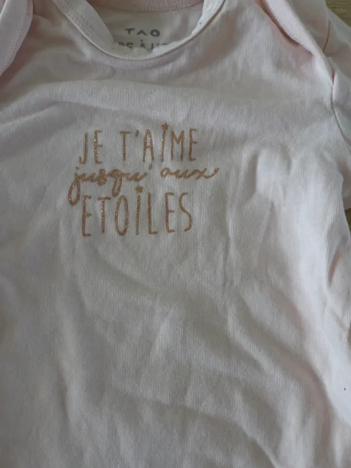 Body manches longues étoile 12 mois - photo numéro 5