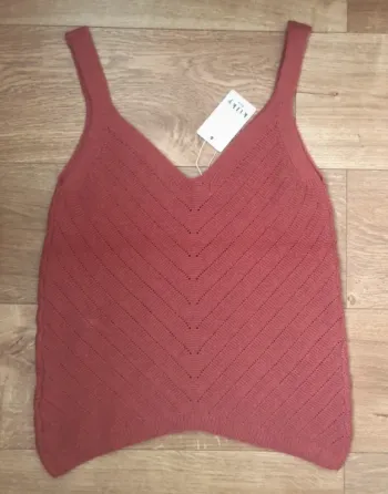 Haut top rose sans manches