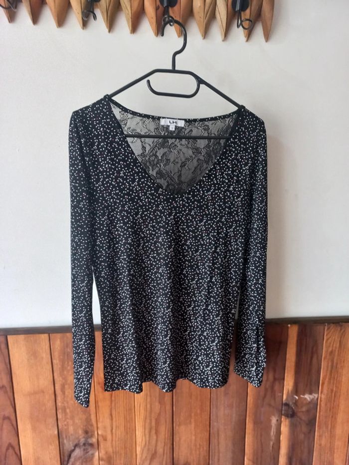 Blouse dentelle dos