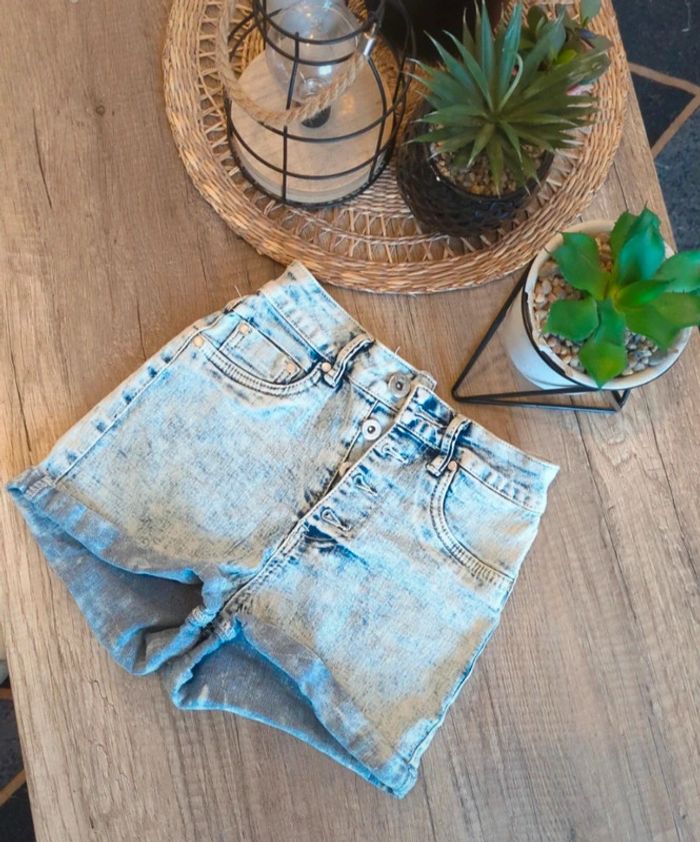 Short jean xxs carton 🍒 cerise