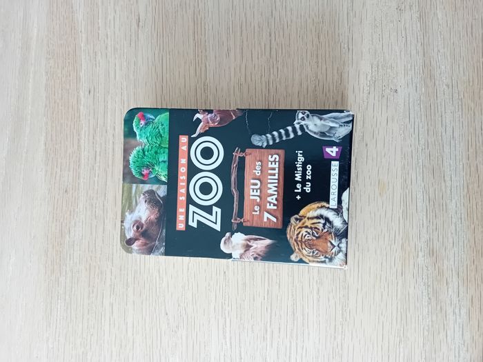 Une saison au zoo : Jeu de 7 familles + Le Mistigri du zoo - Très bon état
