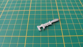 Arme clef anglaise en l'état Cluedo miro-meccano pièce détachée jeu de société #E26