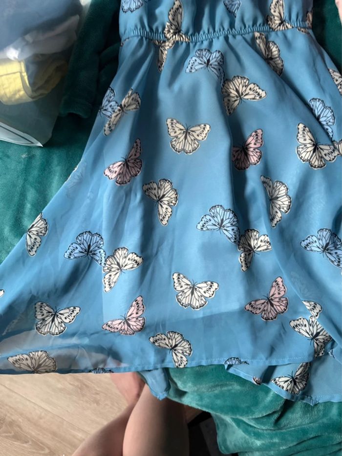 Robe longue papillons 4-5 ans - photo numéro 4