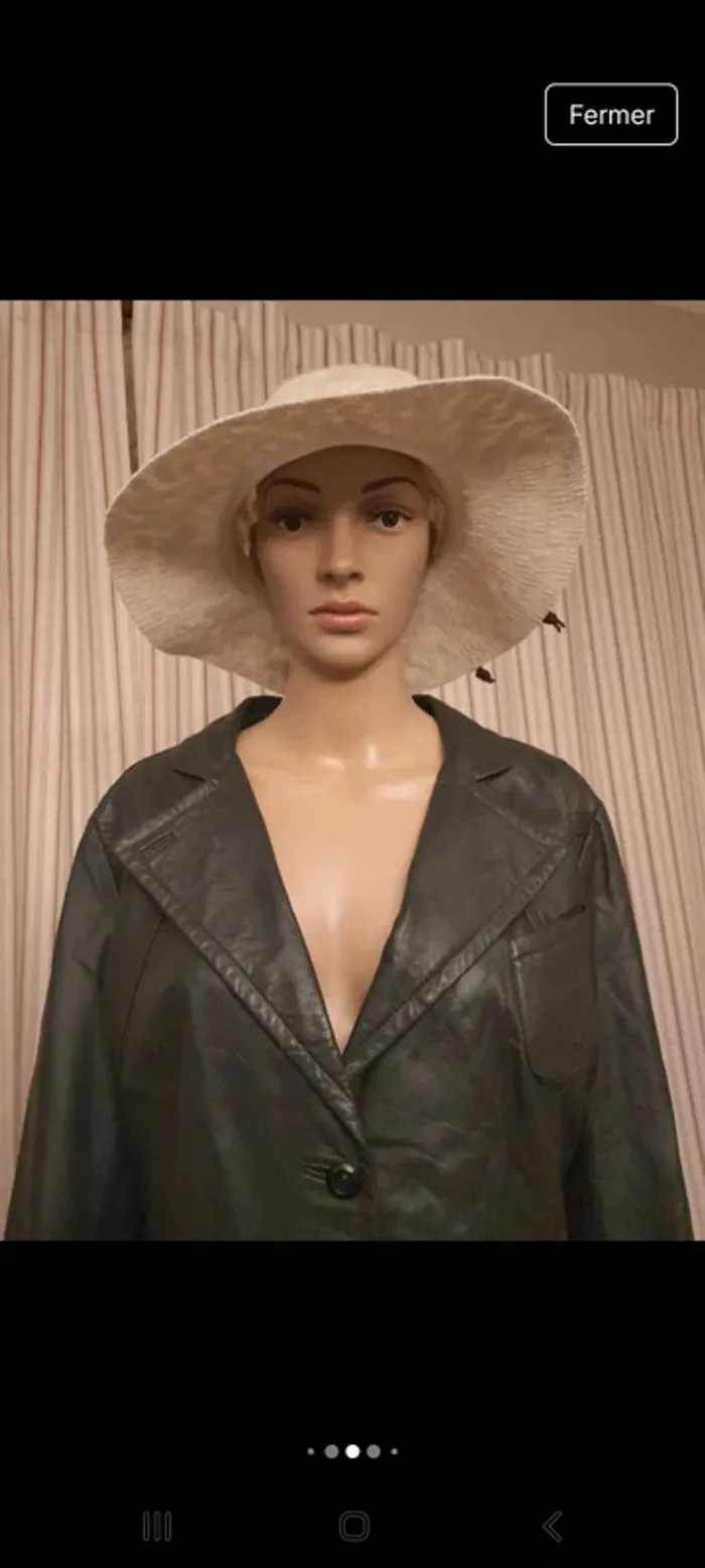 Belle Veste cuir Stills grise sans défauts taille L - photo numéro 7