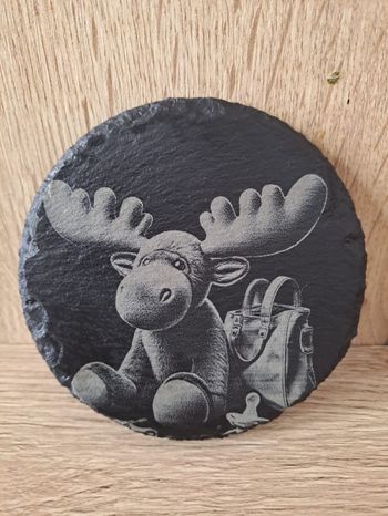 Dessous de verre peluche orignal