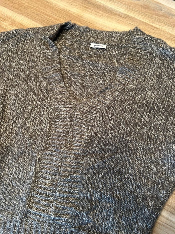 Pull sans manches femme col V hiver - photo numéro 2