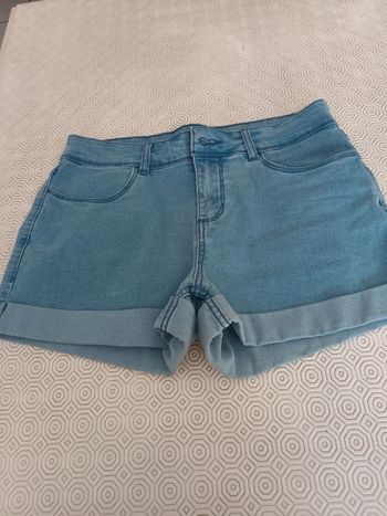 Short Tissaia taille 38 bleu