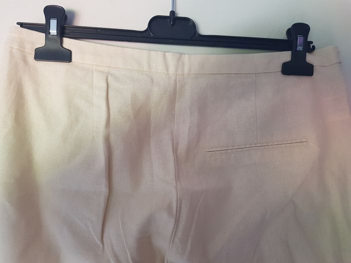 Superbe pantalon crème taille 38 mango neuf - photo numéro 7