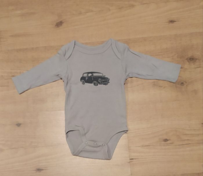 Lot de 2 bodies ml 3 mois kiabi - photo numéro 5