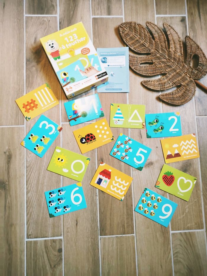 🐞Jeu educatif La petite école 1 2 3 à toucher marque Nathan