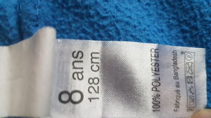 Gilet polaire garçon 8 ans bleu U Oxygn - photo numéro 4