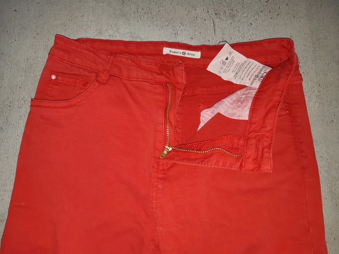 Jean rouge taille 38 40 - photo numéro 2