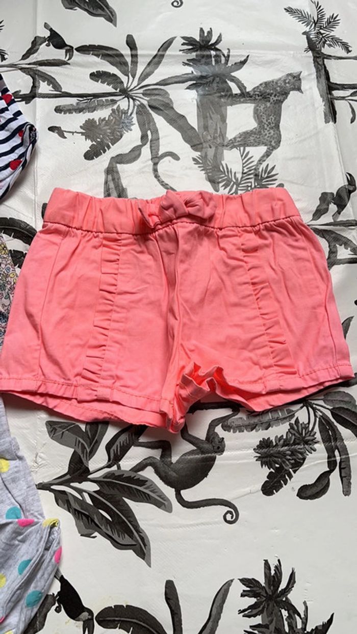 Lot de 4 short 9 mois fille - photo numéro 3