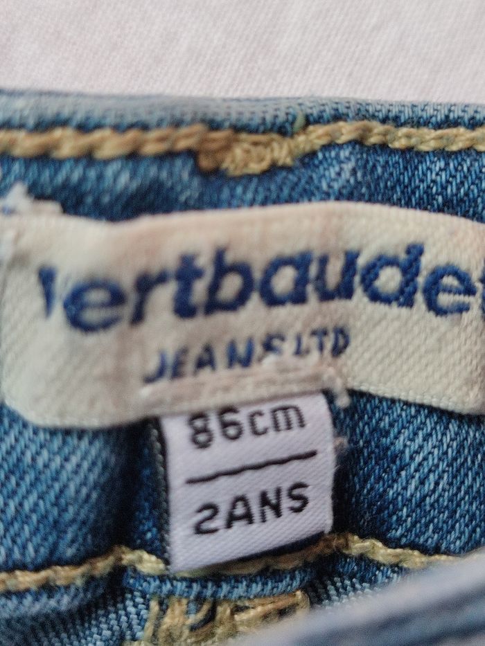 Jupe en jean - 2 ans - Très bon état - Vertbaudet - photo numéro 6