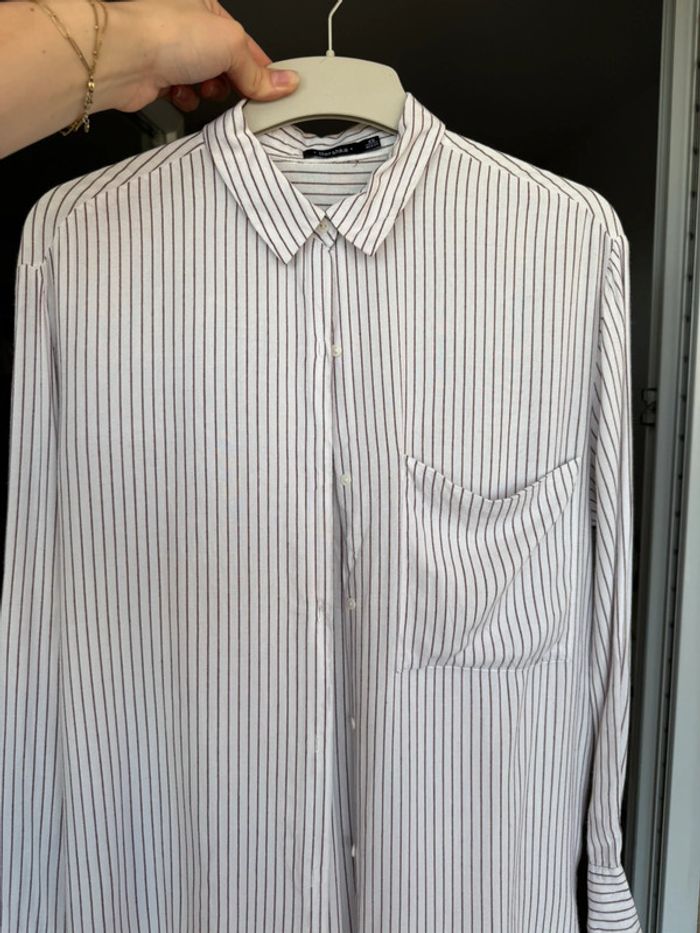 Chemise à rayures Bershka - photo numéro 2