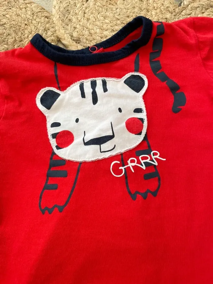 T-shirt manches courtes 9 mois - photo numéro 2