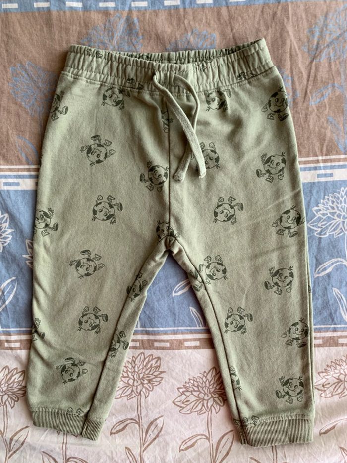 Pantalon jogging tex 23 mois vert - photo numéro 2