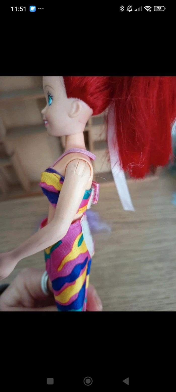 Poupée ariel tyco poupée la petite sirène années 90 - photo numéro 10