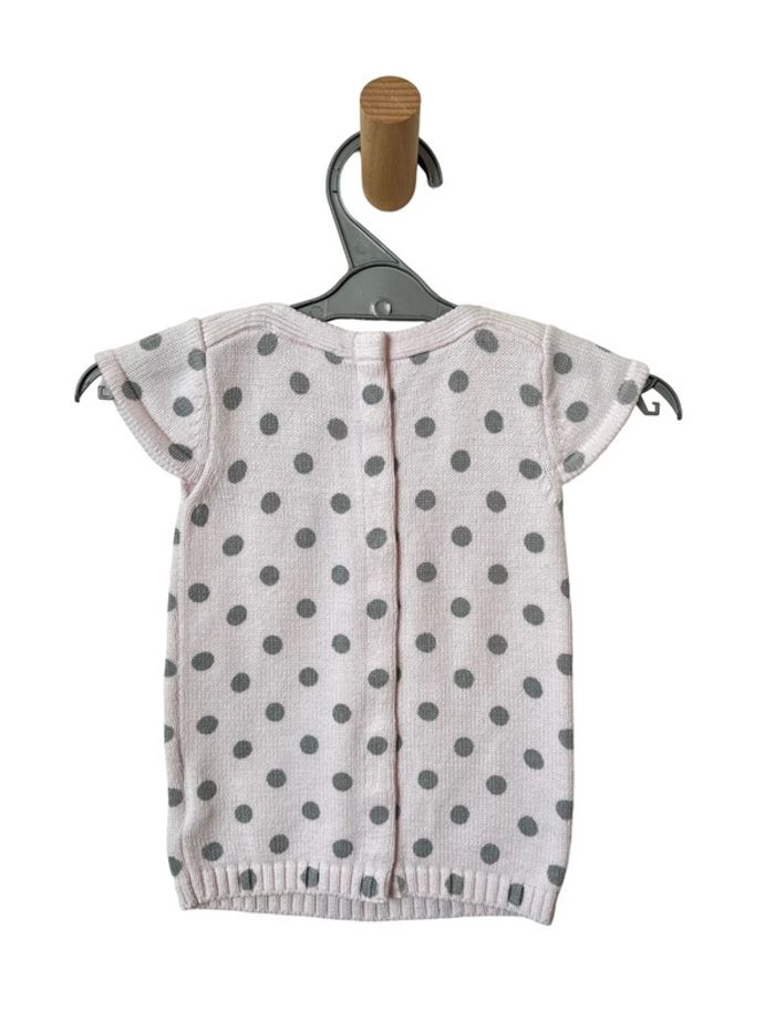 Robe rose pâle à pois gris - Les bébés sont comme ça - 1 mois - photo numéro 2