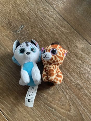 Lot 2 peluches Ty petit format