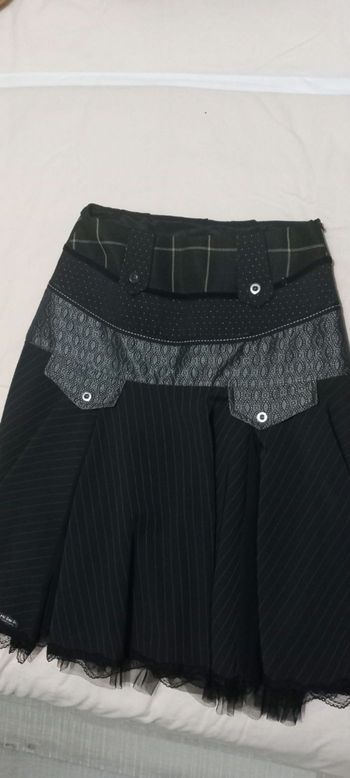 Jupe Plissée Noire ' Des Filles à la vanille ' / T.S