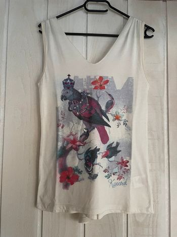 Débardeur perroquet écru - Kaporal - S