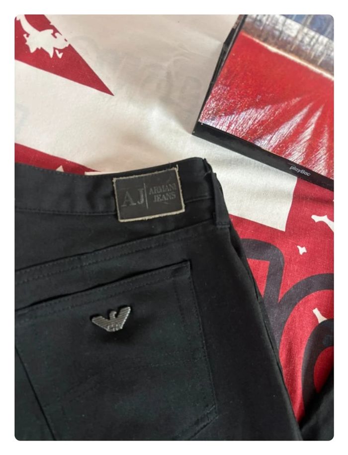 Pantalon de costume Armani Jeans taille 40 patte d’éléphant - photo numéro 4