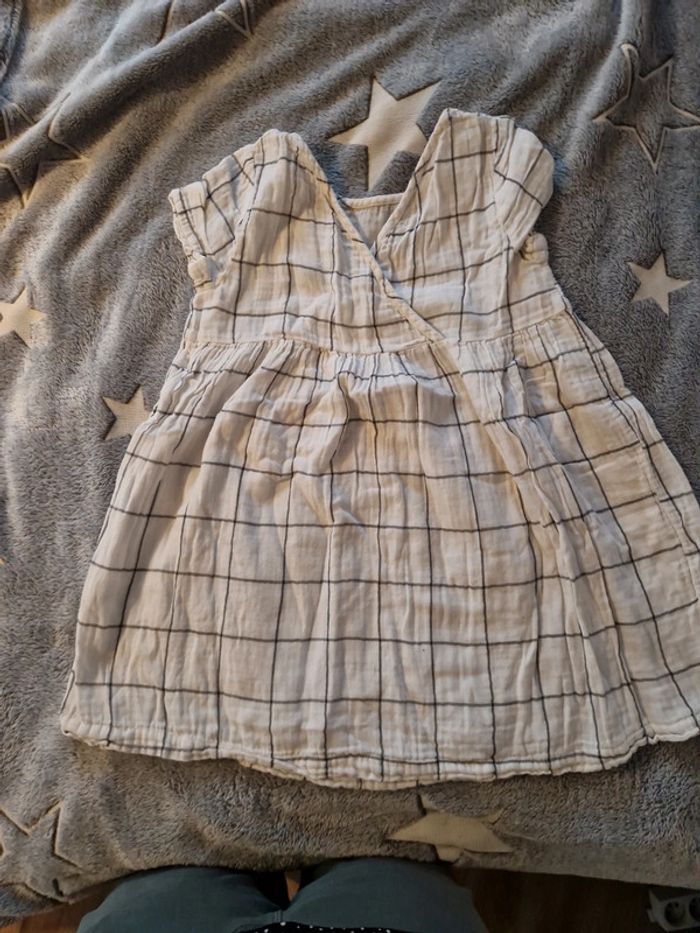 Robe cérémonie coton blanc