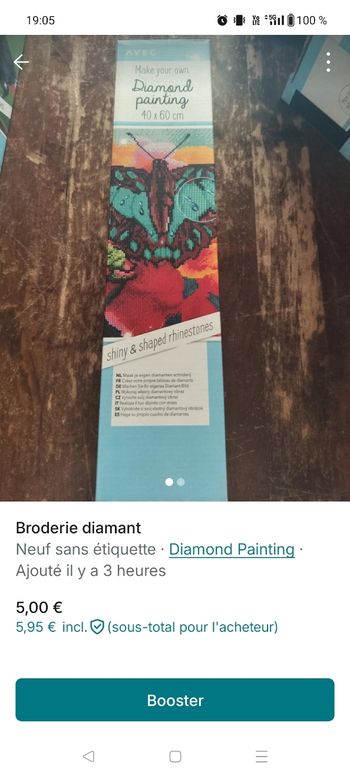 Broderie diamant 
