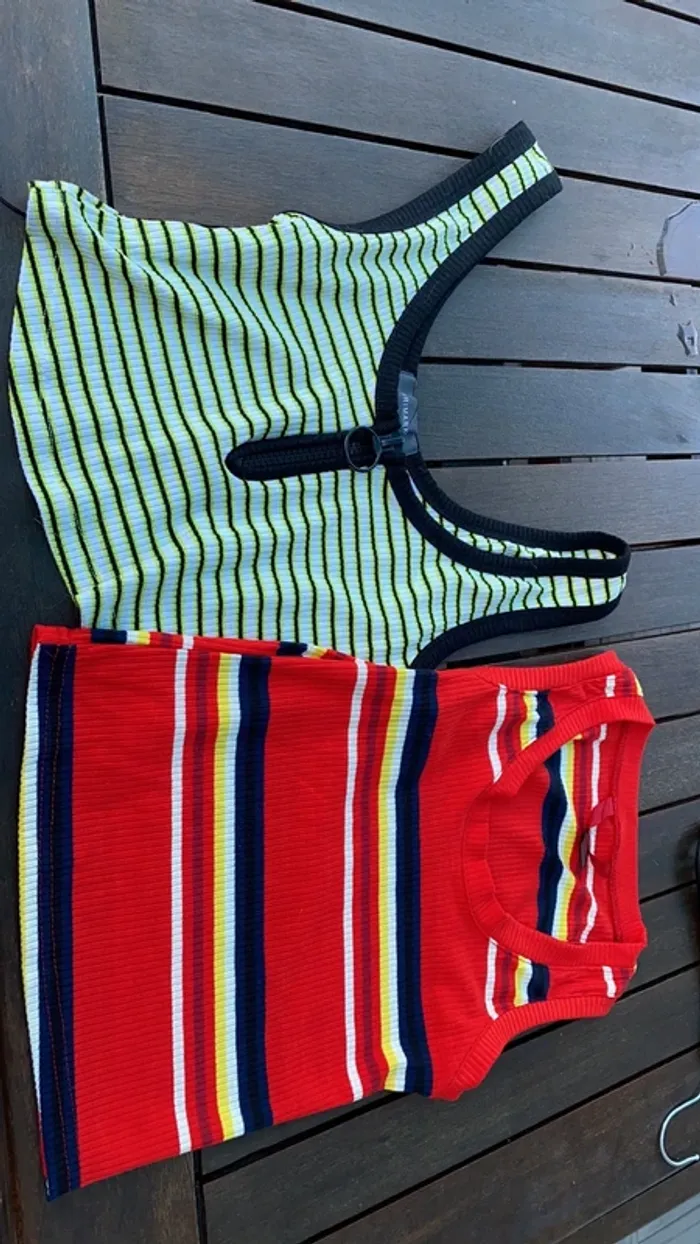 Lot de 2 tops taille s