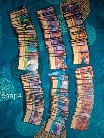 Lot de carte lorcana co/unco chap4 Fr