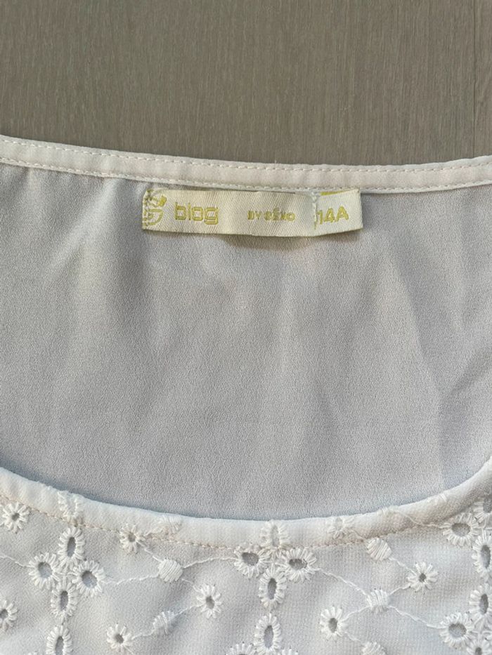Débardeur fille GEMO - Broderie - Taille 8 ans - photo numéro 2