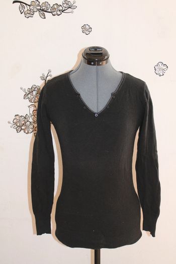 jolie pull noir marie sixtine taille S